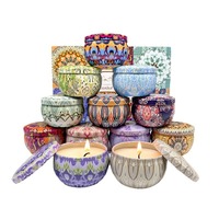 Bougies parfumées TOOWIN pour la maison, bougie non toxique d'aromathérapie pour hommes, femmes, anniversaire d'amis, fête des mères