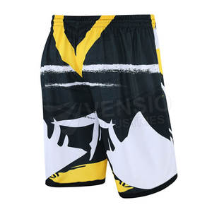 Shorts de basketball pour hommes légers, anti-plis, respirants, séchage rapide, style urbain mi-haut, fermeture élastique, pour l'extérieur - Product Image 2