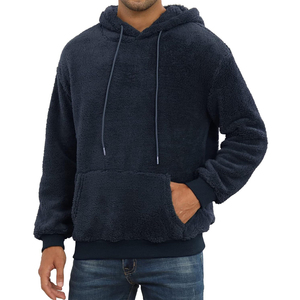 Wholesale Casual Long Sleeve Street Style Breathable Hooded Pullover <b>Hoodie</b> / New Design Winter Season Custom Logo <b>Sherpa</b> <b>Hoodie</b> - Product Image 1