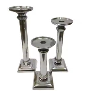 Best Two <b>Pillar</b> Decorative <b>Candle</b> <b>Pillar</b> Holder Christmas Festival Decoration Luxury <b>Candle</b> Stick Holder Metal <b>Candle</b> Holders - Product Image 3