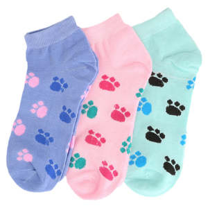 Calcetines tobilleros para mujer, paquete de 3 (Z260) - Multicolor - Product Image 1