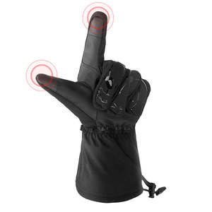 Direct Factory Supplier Professional Quality Ski Gloves Clients Demanded Material And Colors <b>Top</b> High Quality Leather Ski Gloves - Product Image 3