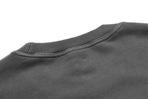 Sudadera Casual de Invierno para Hombre, con Logotipo Personalizado, Lisa, Transpirable, de Punto Suave, Cuello Redondo, Color Negro, Estilo Urbano - Product Image 4