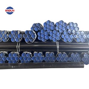 Tuyau en acier sans soudure Baolai ASTM A106/A53 <span class=keywords><strong>GR</strong></span> B avec revêtement noir pour le transport de pétrole et de gaz, plusieurs tailles SCH40 - Product Image 3