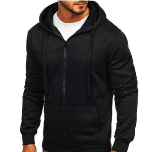 Sudadera con Capucha Extra Grande Personalizada de Alta Calidad para Hombre, Doble Cremallera, Felpa Gruesa de Algodón, Impresión de Logotipo, Tejido de Punto - Product Image 5