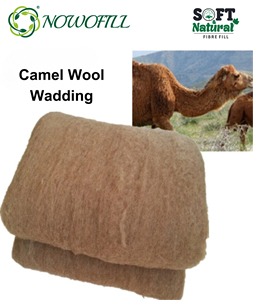 100% Guata de fibra de lana de camello para chaquetas y textiles para el hogar producto natural Premium - Product Image 2