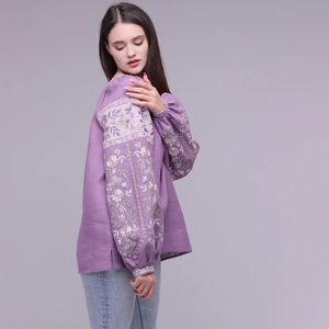 Chemisier ethnique brodé roumain élégant hiver été robes de mode avec manches courtes Style décontracté nouveauté - Product Image 5