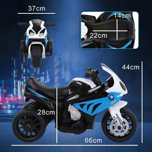Moto électrique pour enfants, style moto en plastique avec musique, pour 2 à 4 ans, alimentée par batterie, pour les enfants de 2 ans et plus - Product Image 3
