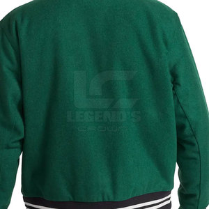 Customized Men's Letterman Jacket Super Quality Unique Design with Stand Collar Winter Coating Adult Size - Product Image 2