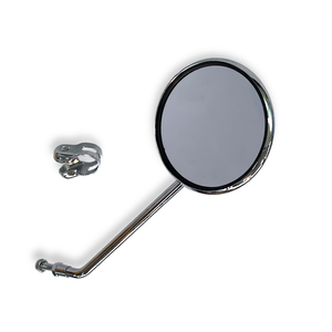Espejo Retrovisor Redondo de Longitud Media para Motocicletas con Abrazadera de Barra Redonda para Mano Izquierda - Product Image 3