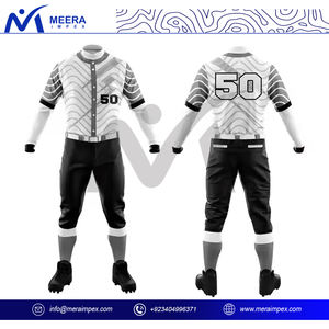 ชุดเบสบอลมืออาชีพสำหรับผู้ชายเสื้อเจอร์ซีย์และกางเกงชุดกีฬาประสิทธิภาพสูงสำหรับทีม - Product Image 2