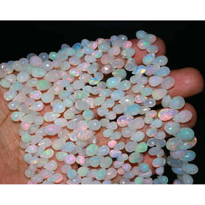 ลูกปัดโอปอลเอธิโอเปียแท้ 100% คริสตัลธรรมชาติสีสันสดใสสำหรับทำเครื่องประดับ - Product Image 3