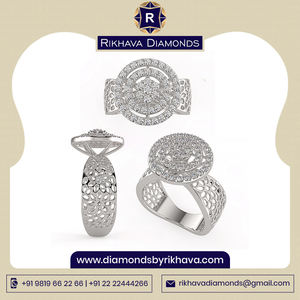 Anillo de Solitario de Diamante de 14K DE LA Nueva Colección Diseño Real Hermoso en Oro Blanco Estilo de Moda al Mejor Precio - Product Image 2
