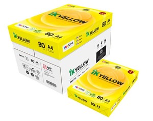 PAPIER À COPIER A4 IK YELLOW HAUTE QUALITÉ BLANC (210MM X 297MM) (500 FEUILS) (70/80GSM) - Product Image 6