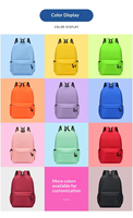Mochila Escolar Oxford Impermeable Unisex Personalizada para Estudiantes de Primaria y Secundaria, con Tirantes Curvos, Pedidos Pequeños, Bajo Costo