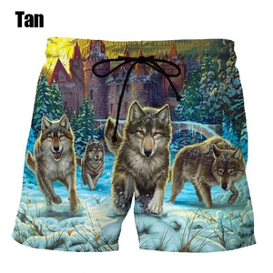 Nouveau loup 3D impression numérique homme short de bain décontracté ample hommes Shorts conception personnalisée confortable respirant vêtements d'été vêtements - Product Image 6