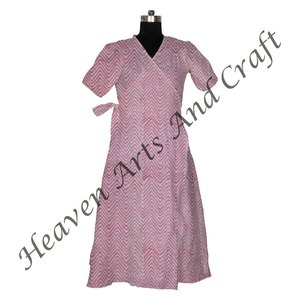 Kimono de algodón puro con estampado de bloques florales para mujer, cubierta de playa y Festival, bata hecha a mano, ropa de verano para dama de honor, Bikini, albornoz de algodón - Product Image 4