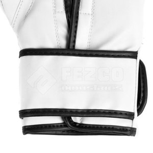 Guantes de boxeo de cuero con logotipo personalizado, cierre de gancho y bucle que absorbe la humedad para entrenamiento de gimnasia, entrenamiento físico, combate de alta durabilidad - Product Image 5