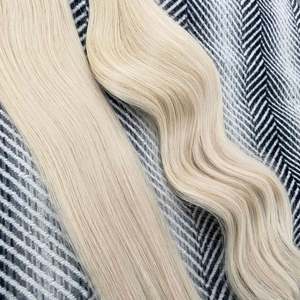ผมต่อแบบ I-Tip เรมี่ ฮิวแมนแฮร์ สีบลอนด์มุก # ผมจีนแบบตรงหรือแบบลอนลึก 1001 เส้น - Product Image 5