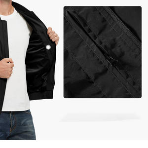 Vestes pour hommes grandes tailles en provenance du Pakistan, veste bomber blanche à la mode, veste bomber pour hommes sur mesure, nouvelle fonction respirante - Product Image 5