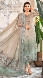 Salwar Kameez de Chifón con Bordado Intenso Estilo Indio-Pakistaní, Ideal para Ocasiones Especiales, Lavable y de Alta Calidad, Éxito de Ventas Verano 2022 - Product Image 6