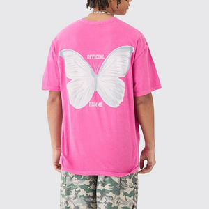 เสื้อยืดผู้ชายแฟชั่นสไตล์เรียบง่าย ราคาขายส่ง ผ้าไมโครไฟเบอร์ผสมคอตตอน พิมพ์ลาย แขนสั้น รับผลิตแบบ OEM เสื้อลำลองสำหรับเด็กผู้ชาย - Product Image 3