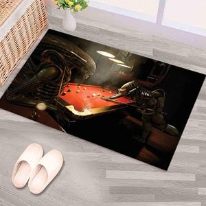 Tapis de jeu Alien vs Predator : Décoration moderne, adapté aux animaux domestiques, avec tapis à poils doux - Product Image 1