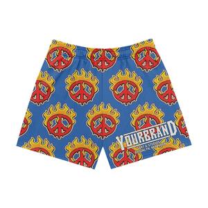 Vente en gros Fabricant de vêtements personnalisés Marque privée acceptée Sublimation Polyester Logo personnalisé Design Short en maille - Product Image 5