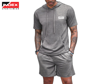 Nouvelle arrivée Sweat à capuche décontracté de haute qualité et short Design personnalisé 2 ensembles unisexes deux pièces - Product Image 1