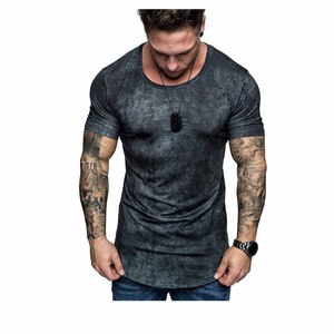 100% Cotton Heavy <b>Weight</b> Custom Vintage Wash Over Sized <b>Blank</b> Printed Design Plain Sportswear Slus Size Acid T Shirt - Product Image 2