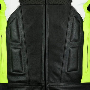 Chaqueta de Motocicleta de Cuero Genuino Personalizada de Alta Calidad, Ropa Deportiva Cortavientos, Fabricante Profesional Más Popular para Carreras - Product Image 4