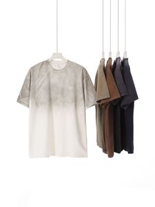 Top de tamaño europeo de estilo Retro americano para hombre, camiseta de marca de moda de mono con espray de agua sólida de algodón pesado para hombre - Product Image 2