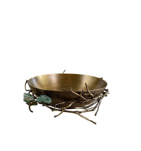 Premium Round Brass Bowl For Multi Purpose Use From Ritual Use To <b>Aesthetic</b> Tabletop Decoration - Product Image 4