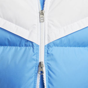 Veste matelassée de nouveau design pour homme, veste matelassée de couleur bleue et blanche avec taille et design personnalisés - Product Image 4