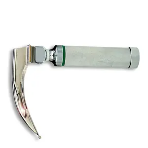 Throat Detection Anesthesia Instruments Laryngoscope Blade Set With <b>Battery</b> Handle Fiber Optic Laryngoscopes - Product Image 2