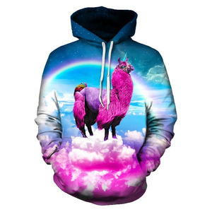 ชุดวอร์มสองชิ้นสำหรับผู้ชายชุดเสื้อมีฮู้ดแบบซับลิเมชันพิมพ์ลาย3D - Product Image 3