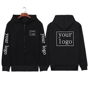 OEM/ODM Custom 100% Cotton 450gsm Thermal Fleece Hoodie Discharge Printing for Winter-Manufactured 380-500 Gsm <b>Range</b> - Product Image 3