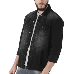 Veste d'hiver coupe-vent pour homme Col en fourrure Doublure en polaire épaisse Col montant personnalisable Veste décontractée pour les saisons froides Longue - Product Image 2
