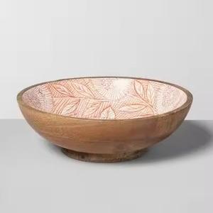 Tazón para Servir Masa Hecho a Mano con Madera de Mango Premium, Acabado Liso, Estructura Duradera, Apto para Lavavajillas, Ecológico - Product Image 4