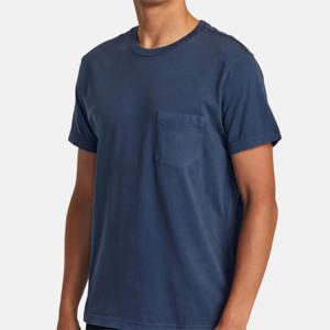 Camiseta de tinte pigmentado informal para hombre, ligera y cómoda, perfecta para el uso diario y con estilo - Product Image 3