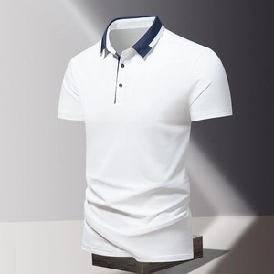 Polo pour hommes mode cou col rabattu hommes décontracté social polos chemise de golf de luxe - Product Image 6
