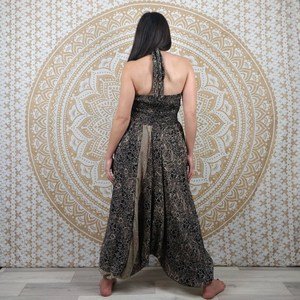 Women's Vintage Floor-Length A-Line 100% Cotton Breathable Summer Beach Dress - Product Image 2