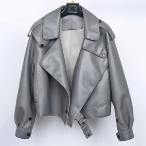 Breathable Genuine Leather Jacket for Women Custom Design High Quality Ladies Outerwear in Latest Fashion Trend for Stylish Look - Product Image 1