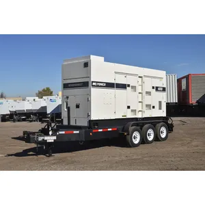 Groupe électrogène diesel industriel 320 kW avec sélecteur de tension, sorties multi-raccords, remorquable, pour alimentation de secours commerciale - Product Image 1