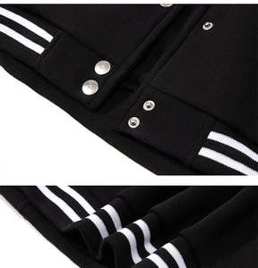 เสื้อแจ็กเก็ตมหาวิทยาลัยสำหรับชายหญิงเสื้อแจ็กเก็ตพิมพ์ลายตัวอักษรใช้ได้ทั้งชายและหญิง - Product Image 3