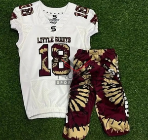 Uniformes de football américain pour adultes de qualité supérieure, maillots personnalisés avec shorts, ensembles grande taille, vente en gros à bas prix, respirant - Product Image 5