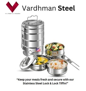 Vente à forte demande, boîte à lunch en acier inoxydable, clip, 9*4, boîte à lunch, boîte à lunch pour hôtel, restaurants et vos repas quotidiens - Product Image 2