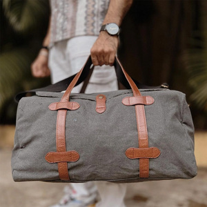 Trolley en toile de haute qualité avec logo personnalisé Design de luxe Sport Voyage Bagages Sac avec bandoulière pour la salle de sport Utilisation en gros - Product Image 6