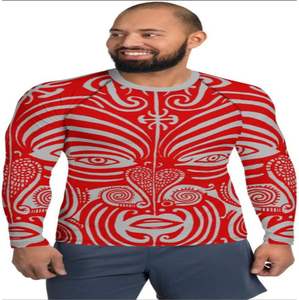 Rashguard Homme Standard à Manches Longues UPF 50 Écologique Respirant Séchage Rapide Anti-Bactérien Personnalisable Logo Surf - Product Image 2