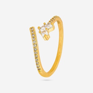 18K Gold Plated Fashionable Wing Cluster <b>Ring</b> with <b>Adjustable</b> <b>Size</b> for Islamic Gifts - Product Image 2